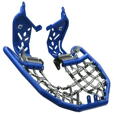 For KTM 450 SX 450SX 505SX 505 SX 525XC Nerf Bars Aluminum blue.