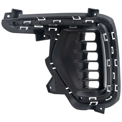 Garage-Pro Fog Light Cover Compatible with Hyundai Santa Fe 2017-2018, Santa Fe XL 2019 Front, Driver Side, Black