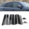 SIKUAI 10pcs Door Window Pillar Post Trim Cover Decal PC Plastic Glossy Black Car For Mazda CX-5 2012-2016 view 3