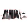 SIKUAI 10pcs Door Window Pillar Post Trim Cover Decal PC Plastic Glossy Black Car For Mazda CX-5 2012-2016 view 4