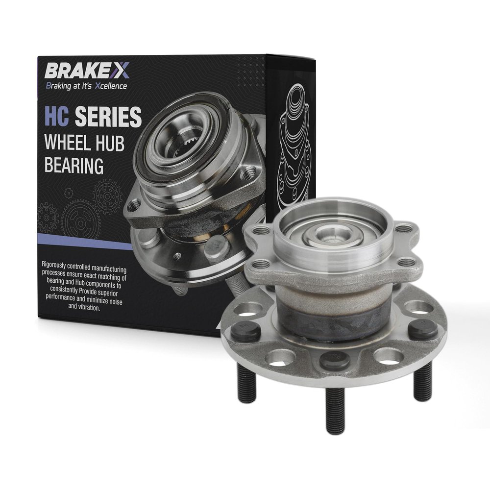 Brake X Rear Right Wheel Bearing and Hub Assembly for 2007-2010 Dodge Caliber | HC Series Rear Passenger wheel hub assembly