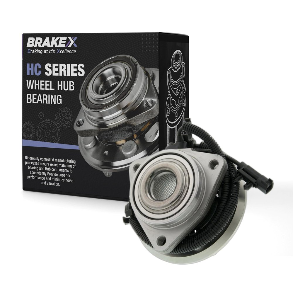 Brake X Front Right Wheel Bearing and Hub Assembly for 2007-2011 Dodge Nitro | HC Series Front Passenger wheel hub assembly