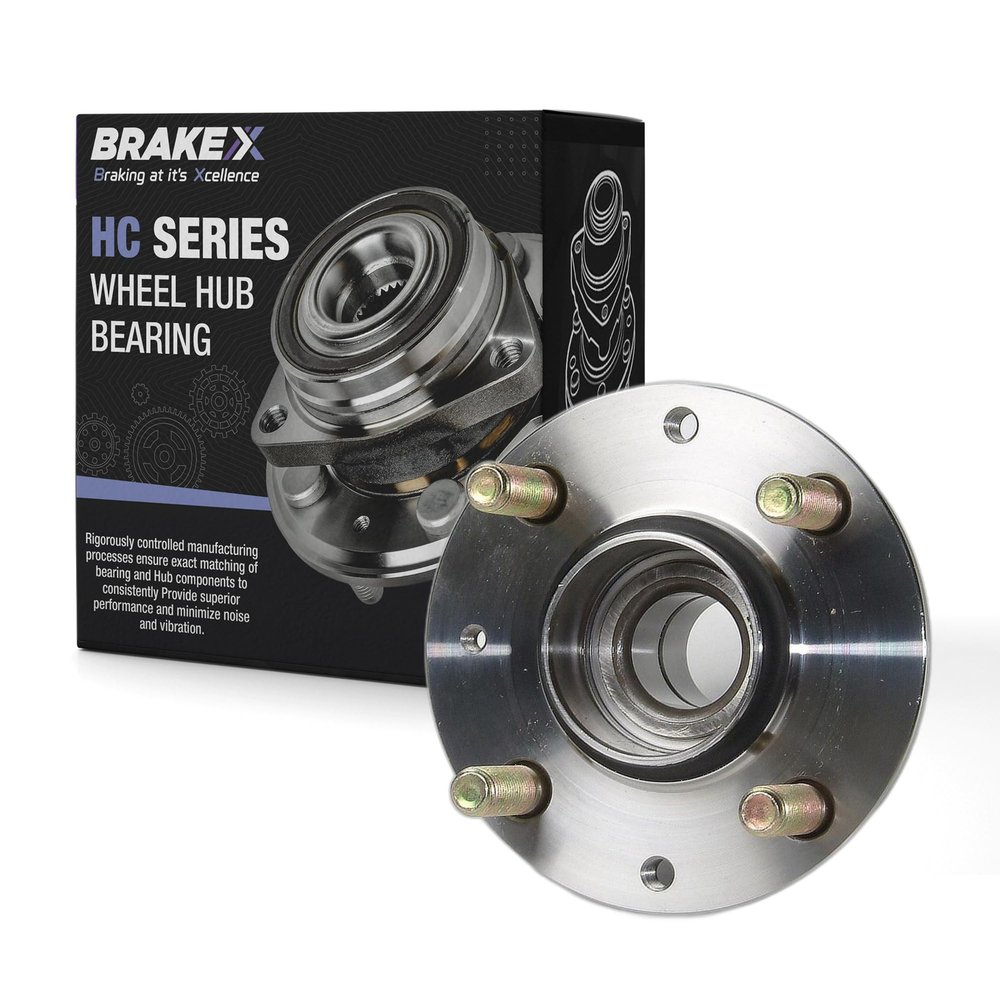 Brake X Rear Left Wheel Bearing and Hub Assembly for 1993-1994 Dodge Colt | HC Series Rear Driver wheel hub assembly