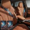 HQaxsfQxnr Seat Belt Cover 2 Pack Car Seat Belt Pad Personalized Seat Belt Cushion Pad Cover Giant Galaxy Images Harness Pads Shoulder Strap Cover for Adults Truck SUV Backpack view 1