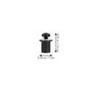 HAPINARY 20-Piece Set of Black Windscreen Screws for Motorcycle and Boat Windshield Installation 5MM Size Sturdy Fasteners for Secure Fit view 2