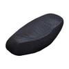 Rear Seat Cushion Breathable Summer Cool Mesh Motorcycle Moped Motorbike Scooter Black Seat Covers Cushion Anti-Slip Cover Grid Protection Pad view 1