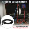 TUCKBOLD Silicone Vacuum Tubing Hose 130PSI Max Pressure Automotive Vacuum Line Black with Vacuum Connector 1 Set 3.3Ft 3/4/5/6/8/10mm ID 2.5mm Thickness view 2
