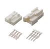 YHGBVRD 1Sets 2/3/4/6 Pin Wiring White Scoket Automotive Female/Male Connector 7282-8663 7283-8660 DJ7061Y-0.6-11/21(4p Female Male) view 1