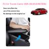 BoxCheer Center Console Cover Suitable for Toyota Camry 2025 (LE/SE/XLE/XSE) Microfiber Leather Armrest Cover Automotive Accessories (Black Leather red line) view 3