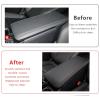BoxCheer Center Console Cover Suitable for Toyota Camry 2025 (LE/SE/XLE/XSE) Microfiber Leather Armrest Cover Automotive Accessories (Black Leather red line) view 4