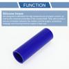 X AUTOHAUX Straight Coupler Silicone Hose 1.5" ID 5.91" Length 0 Degree Universal Car Silicone Coolant Hose 3-Ply 4mm Thickness Air Intake/Turbo/Intercooler Piping Tube Blue 1 Pcs view 4