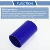 X AUTOHAUX Straight Coupler Silicone Hose 3.15" ID 5.91" Length 0 Degree Universal Car Silicone Hose Coolant Hose 3-Ply 4mm Thickness Air Intake/Turbo/Intercooler Piping Tube Blue 1 Pcs view 4