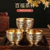 Piegricdiat Feng Shui Gourd Keychain with Five Emperors Money Bring Good Luck and Wealth,home Office Other Scenes and Gifting - view 3