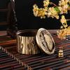 Piegricdiat Feng Shui Gourd Keychain with Five Emperors Money Bring Good Luck and Wealth,home Office Other Scenes and Gifting view 2