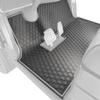 Xtreme Golf Cart Mats Rubber Floor Mat Compatible with Epic E20 & E40 Golf Cart Models | Durable Heavy-Duty Full Coverage Liner Protection | Double Diamond Pattern - Grey Trim view 1