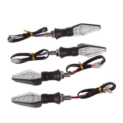 ASAKKURA 4pcs Motorcycle Led Turn Signal Lights Kit Led Yellow for Suvs Cars Trucks Motorbikes Installation Guide