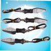 ASAKKURA 4pcs Motorcycle Led Turn Signal Lights Kit Led Yellow for Suvs Cars Trucks Motorbikes Installation Guide view 3