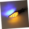 ASAKKURA 4pcs Motorcycle Led Turn Signal Lights Kit Led Yellow for Suvs Cars Trucks Motorbikes Installation Guide view 4