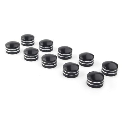SIKUAI Motorbike Black CNC Inner 13mm Schrauben Motor Bolt Topper Cover Caps For Harley