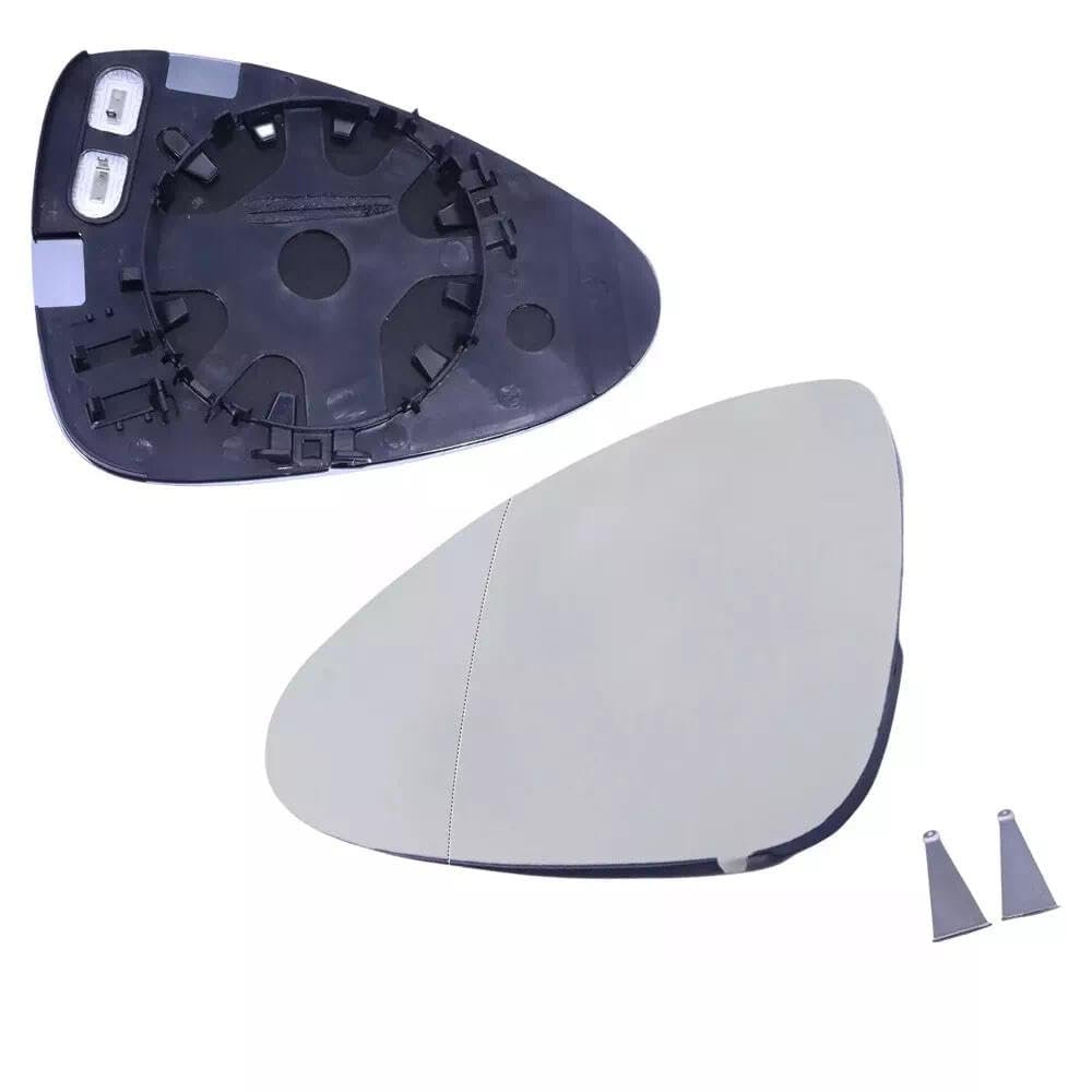 Pyladea Driver Left Side Mirror Glass W/Plate Heated Mirror Glass 97073103509 97073103505 Replacement For 2010-2016 Porsche Panamera 97073103503