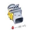 4 Pin Transducer Socket Automotive Wiring Harness Connector Socket 2-1418390-1 2-1703818-1 2-1703808-1(Male With Pin A) view 1