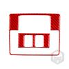 Real Premium Carbon Fiber Car Center Console Storage Box Frame Panel Cover Trim Decal Compatible with Toyota Camry 2015 2016 2017 Interior Accessories Auto Decorative Sticker Red Style B view 2