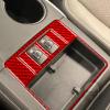 Real Premium Carbon Fiber Car Center Console Storage Box Frame Panel Cover Trim Decal Compatible with Toyota Camry 2015 2016 2017 Interior Accessories Auto Decorative Sticker Red Style B view 4
