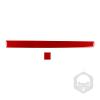 Co-Pilot Glove Box Storage Box Decorative Strip Sticker Carbon Fiber Car Interior Trim Accessories Compatible with Toyota Camry 2015 2016 2017 Car Decorative Sticker Red view 2