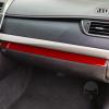 Co-Pilot Glove Box Storage Box Decorative Strip Sticker Carbon Fiber Car Interior Trim Accessories Compatible with Toyota Camry 2015 2016 2017 Car Decorative Sticker Red view 4