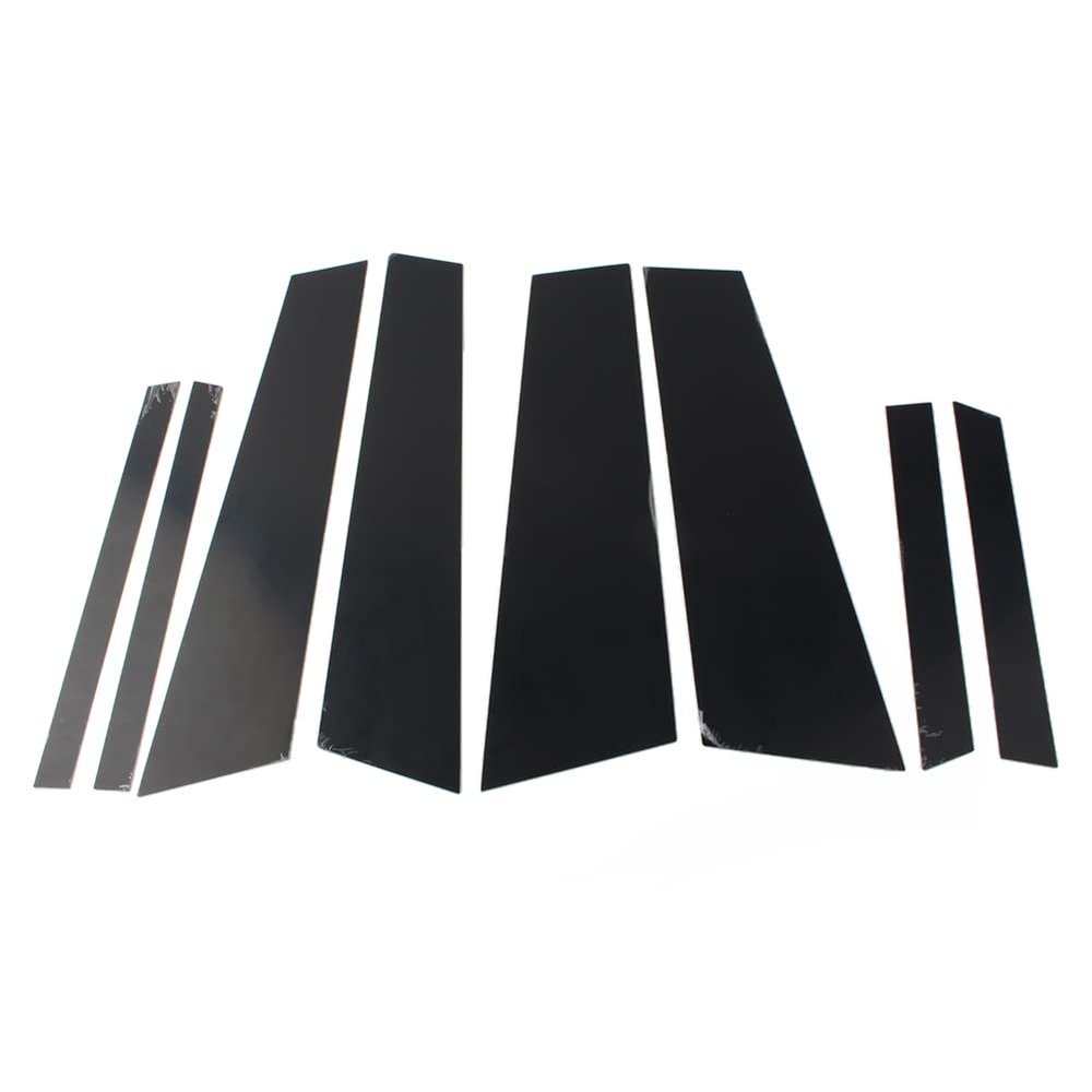 Bacar 8 Pcs Car Window Central Middle Column B C Pillar Post Trims for BMW X4 G02 2019 2020 2021
