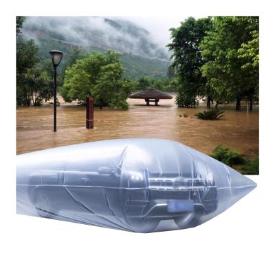 Car Cover Waterproof All Weather, 13.12x23ft Fully Enclosed Sealed Car Flood Cover Car Bubble Cover, Reusable PE Plastic Car Cover Suitable for Most Cars and SUVs