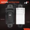 A-Premium Power Window Switch Compatible with Kia Forte 2010 2011 2012 2013, Rear Left Driver Side view 4
