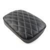 SIKUAI 1 pcs Motorcycle Pillion Passenger Pad Seat Rear Cushion Motorcycle Pillion Cushion 8 Suction Cup for Harley Dyna for Sportster Bobber, Black view 1