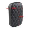 SIKUAI 1 pcs Motorcycle Pillion Passenger Pad Seat Rear Cushion Motorcycle Pillion Cushion 8 Suction Cup for Harley Dyna for Sportster Bobber, Black view 4