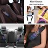 PCSJRKG Mushroom Printed 15 Pack Full Set Car Accessories, Car Seat Cover Set Front Rear Seat Covers with Seat Belt Covers Steering Wheel Cover Car Headrest Cover Car Coaster view 4