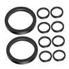 ULTECHNOVO 10Pcs Rubber Fuel Tank Gasket Leak O Shape Sealing Rings for Car Truck Fuel Containers Can Spout Replacement Gaskets for Gasoline Canisters view 1