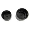 Americruise Motorcycle Real Axle Nut Caps Axle Nut Covers for Harley Softail FXST Slim FLS, Dyna FXD 2008-2017 (Black) view 3