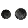 Americruise Motorcycle Real Axle Nut Caps Axle Nut Covers for Harley Softail FXST Slim FLS, Dyna FXD 2008-2017 (Black) view 4
