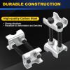 DASBET Adjustable 2-Way Coil Spring Spacers 4 Pack, 1-2 Lift or Lower Spring Compressor Tool, Mini Coil Spring Booster for Car & Truck Shock Absorbers, Automotive Strut Accessories (4) view 2