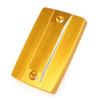 Cnwaga3 Motorcycle Front Brake Fluid Reservoirs Cover Master Cylinder Cap for Yamaha, Gold view 1