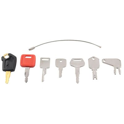 Cnwaga3 7PC Heavy Equipment Parts Keys Set, Heavy Equipment Keys For Case, for Bobcat Skid Steer, For International Harvester, For Ingersoll Rand