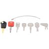 Cnwaga3 7PC Heavy Equipment Parts Keys Set, Heavy Equipment Keys For Case, for Bobcat Skid Steer, For International Harvester, For Ingersoll Rand view 1
