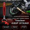 Kaedear Aluminum Motorcycle Wheel Roller Stand for Maintenance, KDR-ST1-BK view 2