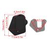 UPTBSFLS Side Stand Pad Support Plate for B&M&W F900R F900XR F 900R 900XR F 900 R XR 2020 2021 Motorcycle CNC Kickstand Extension Foot Motorcycle(G) view 2
