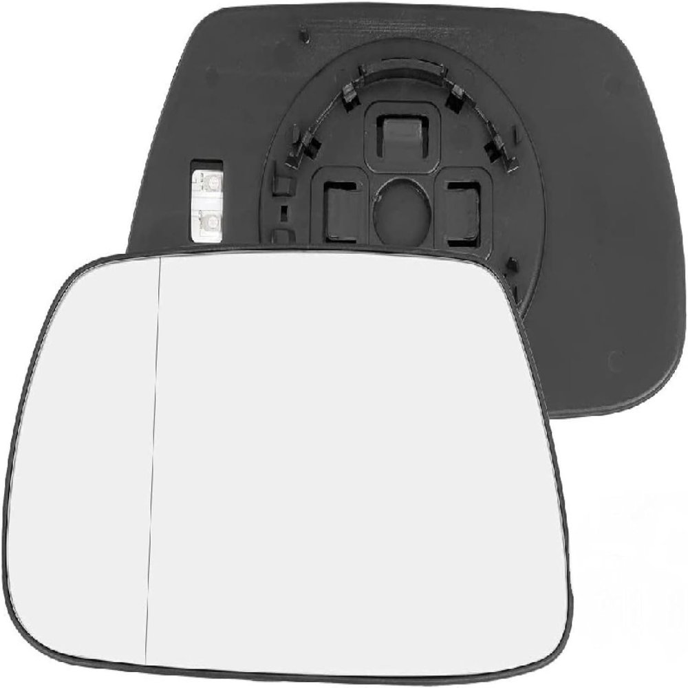 Exterior Mirror Replacement Glass, Car Rearview Heated Mirror Glass Left/Right Door Side Wing Mirror Glass Blue/White, for Jeep Grand Cherokee 2005-2010