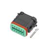 YHGBVRD DT04-12P-E005 Flat Cover 12pin Manufacturer Direct Sales DT Series Automotive Plug Waterproof Connector Additional Terminal(Female Set) view 1