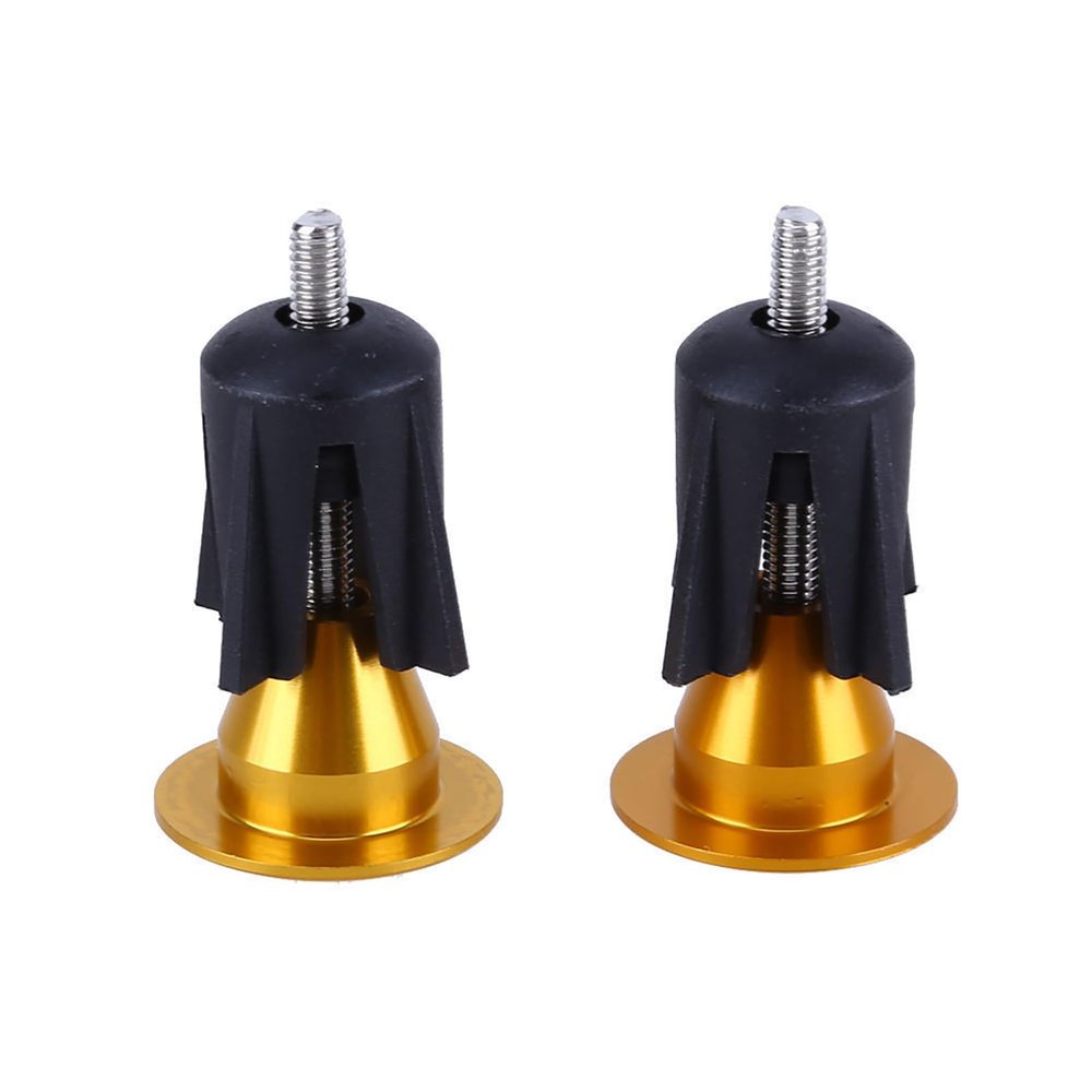 RYUJNDK Aluminum Bike Handlebar End Plugs Bike End Grips Bicycles Handle Grips End Caps for Most Bicycles Bike Part (2pcs)