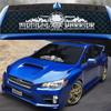 Noizy Graphics 24" JDM Rear Window Decal Windshield Sticker RW-37 Midnight Warrior Oni Dragon Night Runner Moon Club Vinyl Japanese Flag Kanji Bottom Back Side Color: Teal view 1
