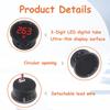 JAMHER 4 Pieces DC 4V-100V Voltmeter Gauge, Car Voltage Gauge LED Digital Display for Cars Vehicles Motorcycles Boats (Red) view 3