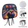 HMNBCD Car Seat Headrest Covers Bowling Balls Printed Seat Cover Accessories Elastic Car Seat Headrest Protector for SUV Cars Truck Auto - Set of 2 view 3